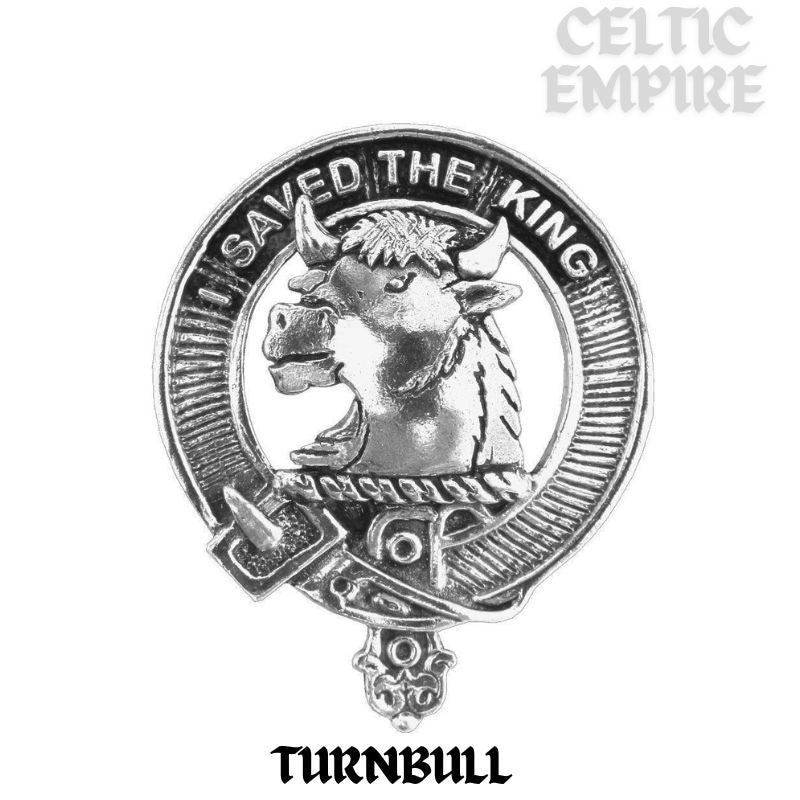 Turnbull Family Clan Crest Badge Whiskey Decanter