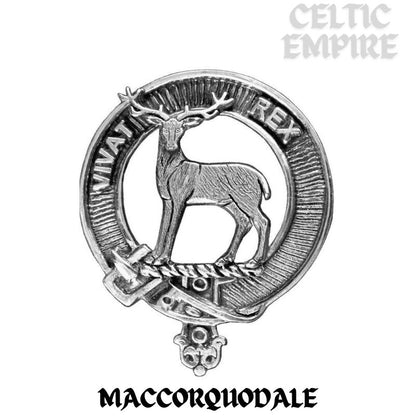 MacCorquodale Family Clan Crest Scottish Cap Badge