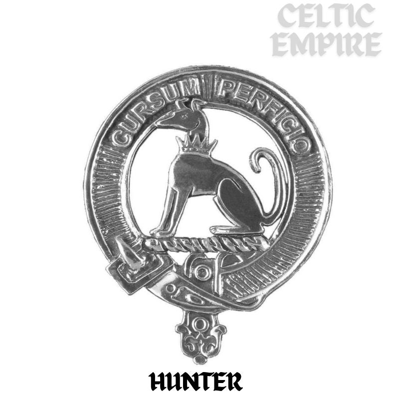 Hunter Scottish Family Clan Crest Badge Dress Fur Sporran