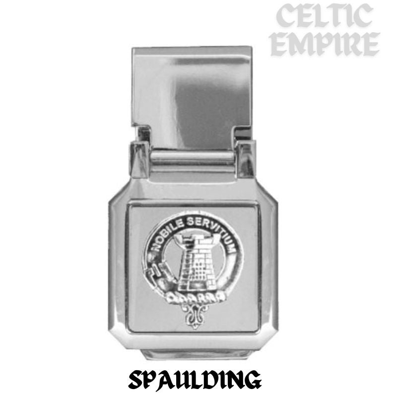 Spaulding Scottish Family Clan Crest Money Clip