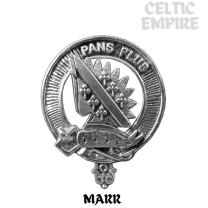 Marr Family Clan Crest Interlace Drop Pendant