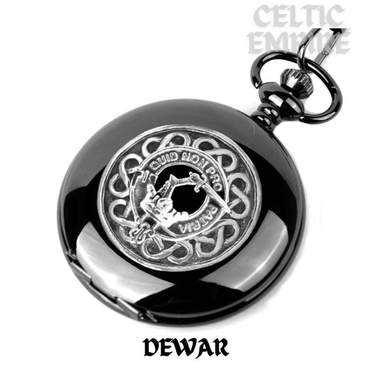 Dewar Scottish Family Clan Crest Pocket Watch