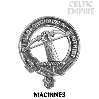 MacInnes Scottish Family Clan Dirk Shield Kilt Pin