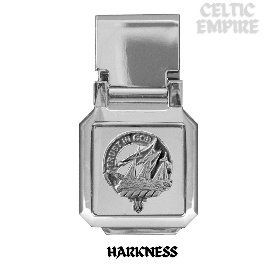 Harkness Scottish Family Clan Crest Money Clip