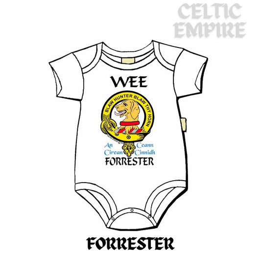 Forrester Scottish Family Clan Crest Baby Jumper