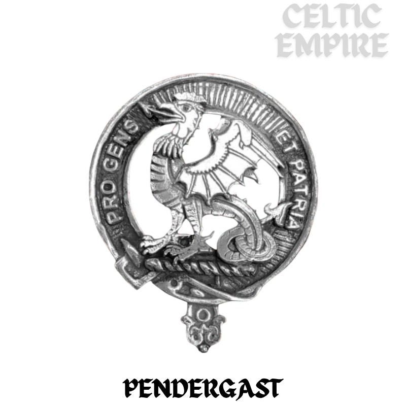 Pendergast Scottish Family Clan Crest Badge Tankard