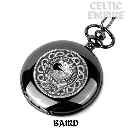 Baird Scottish Family Clan Crest Pocket Watch