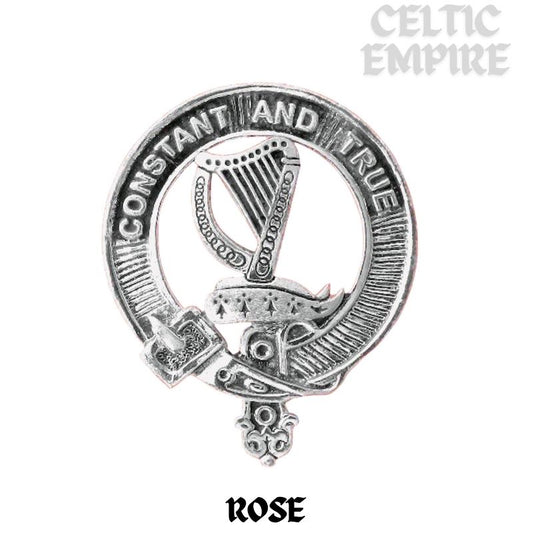 Rose Family Clan Stainless Steel Key Ring