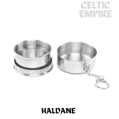 Haldane Scottish Family Clan Crest Folding Cup Key Chain