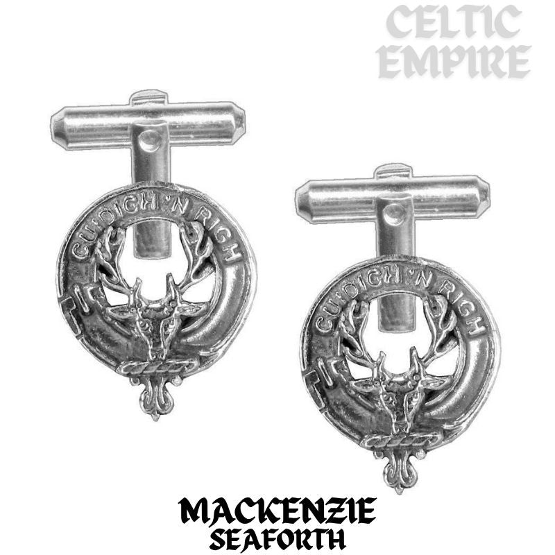 MacKenzie (Seaforth) Scottish Family Clan Crest Cufflinks