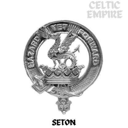 Seton Scottish Family Clan Crest Badge Tankard