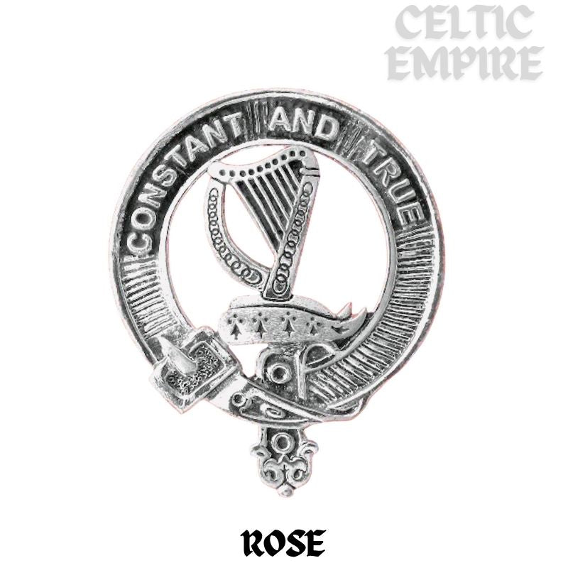 Rose Family Clan Crest Celtic Cuff Bracelet