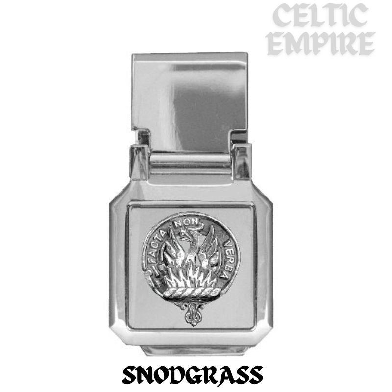 Snodgrass Scottish Family Clan Crest Money Clip