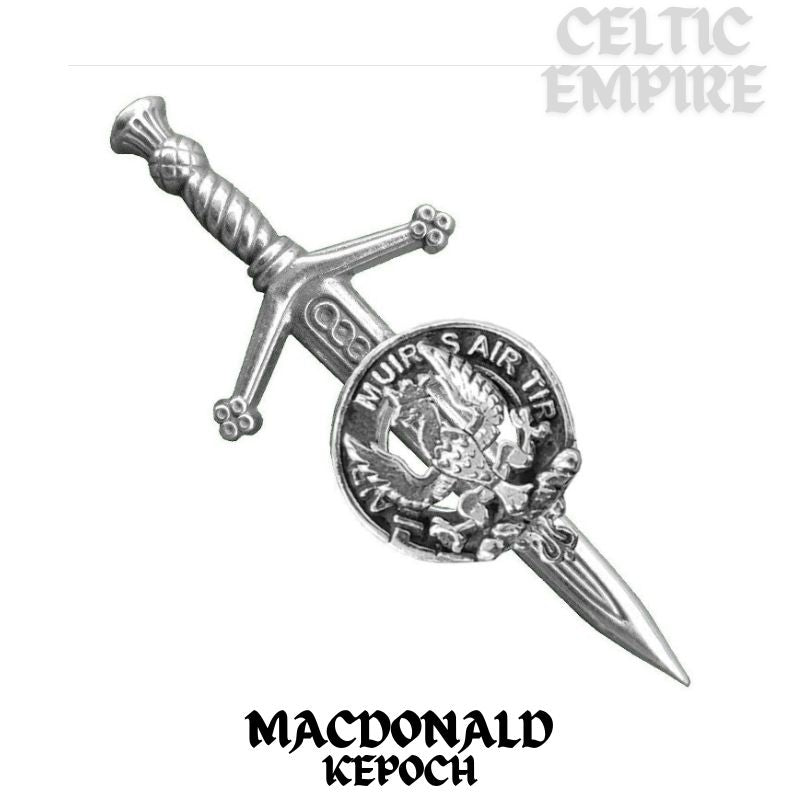 MacDonald Keppoch Scottish Small Family Clan Kilt Pin
