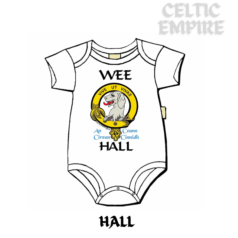 Hall Scottish Family Clan Crest Baby Jumper