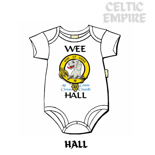 Hall Scottish Family Clan Crest Baby Jumper