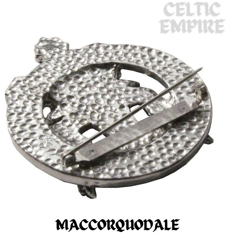 MacCorquodale Family Clan Crest Scottish Cap Badge