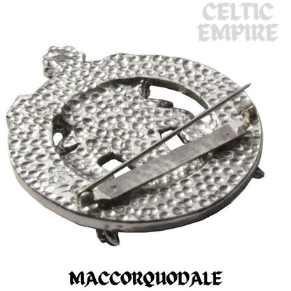 MacCorquodale Family Clan Crest Scottish Cap Badge