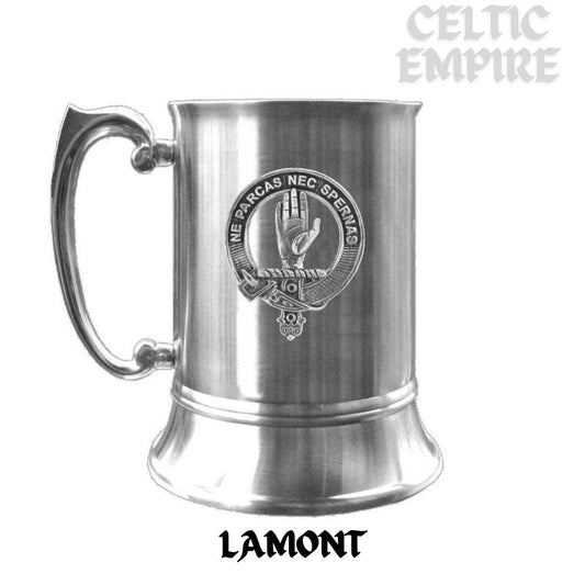 Lamont Scottish Family Clan Crest Badge Tankard