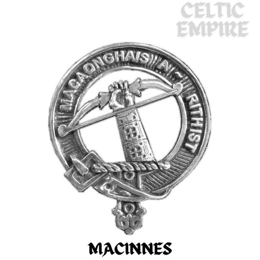 MacInnes Family Clan Crest Scottish Cap Badge
