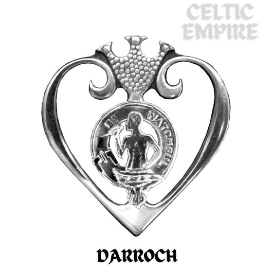 Darroch Family Clan Crest Luckenbooth Brooch or Pendant