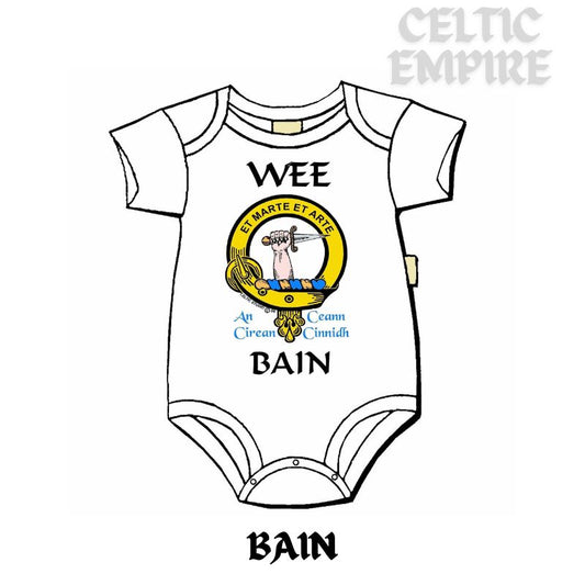 Bain Scottish Family Clan Crest Baby Jumper