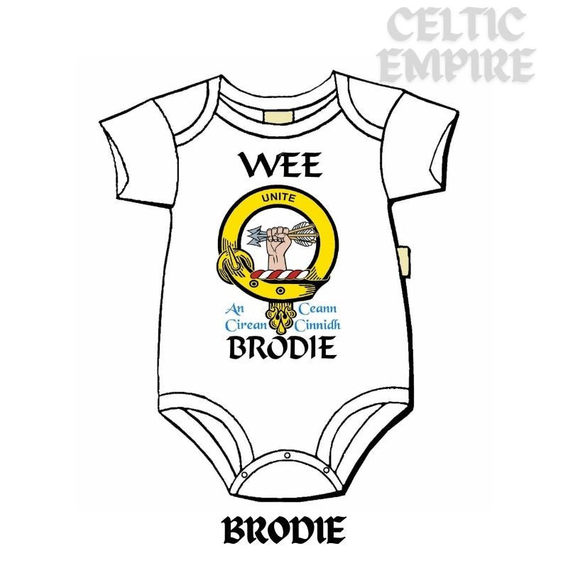 Brodie Scottish Family Clan Crest Baby Jumper