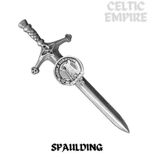 Spaulding Family Clan Crest Kilt Pin, Scottish Pin