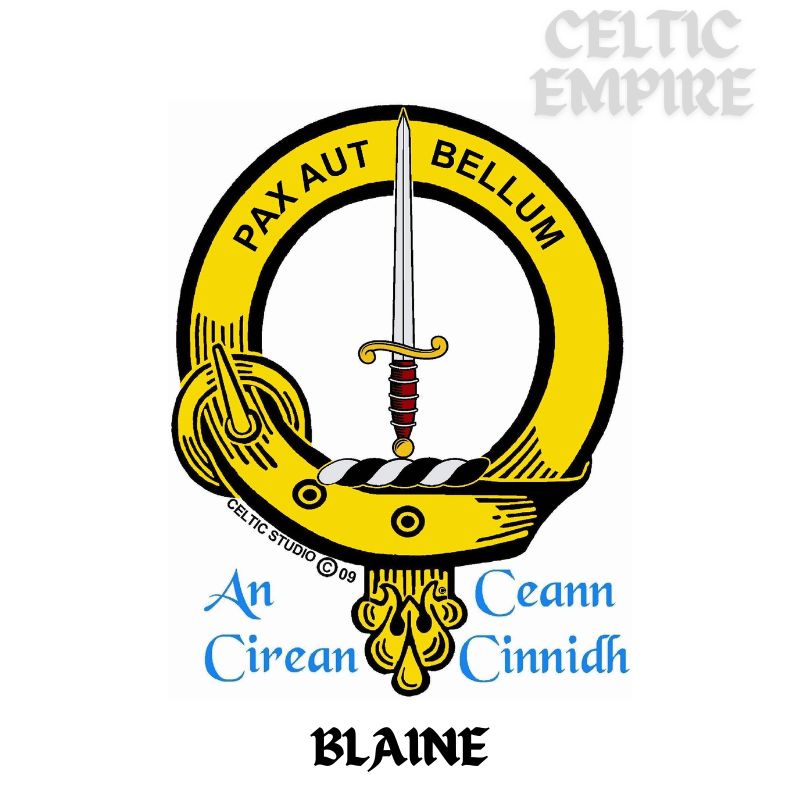 Blaine Scottish Family Clan Crest Baby Jumper