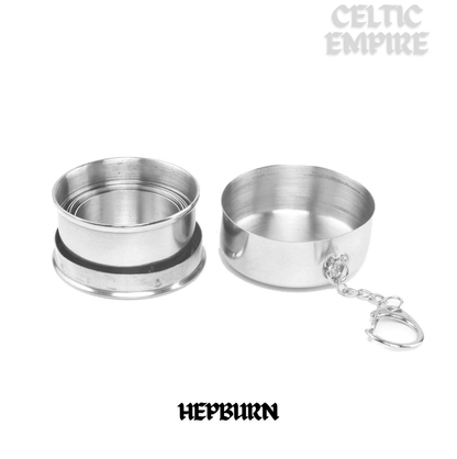 Hepburn Scottish Family Clan Crest Folding Cup Key Chain