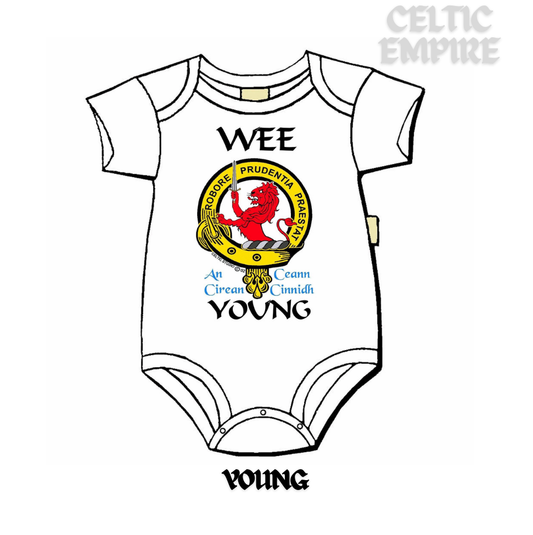 Young Scottish Family Clan Crest Baby Jumper