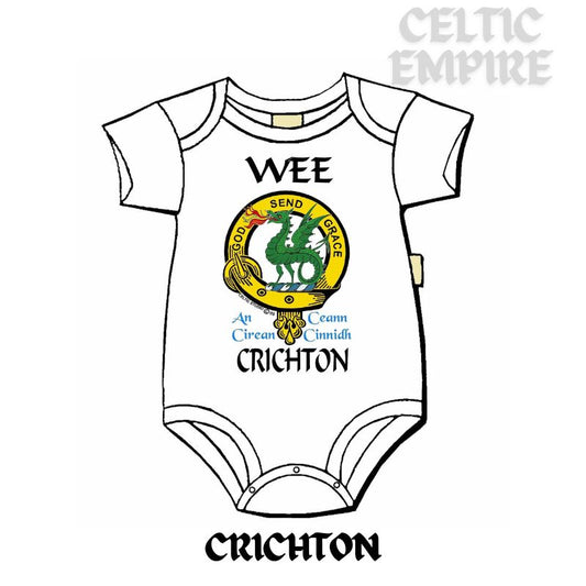 Crichton Scottish Family Clan Crest Baby Jumper