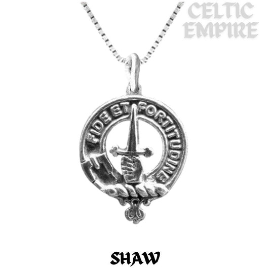Shaw Family Clan Crest Scottish Pendant