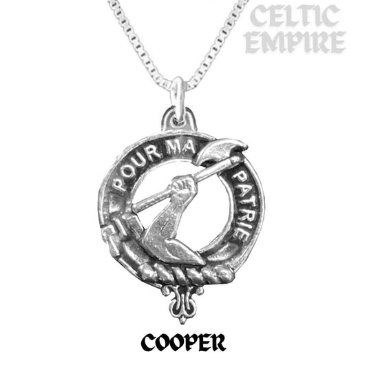Cooper Family Clan Crest Scottish Pendant