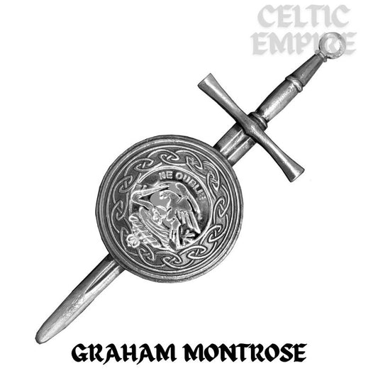 Graham (Montrose) Scottish Family Clan Dirk Shield Kilt Pin