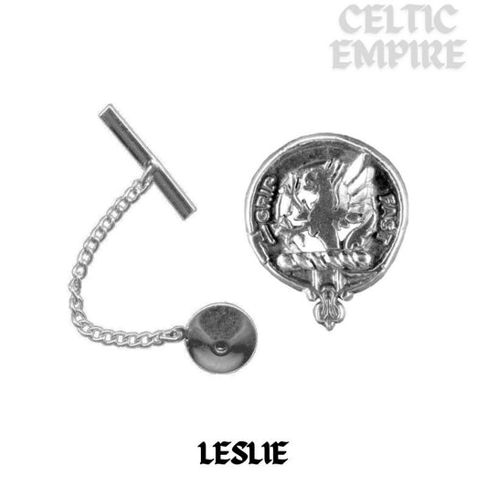 Leslie Family Clan Crest Scottish Tie Tack/ Lapel Pin