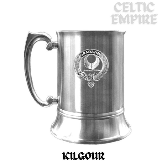 Kilgour Scottish Family Clan Crest Badge Tankard