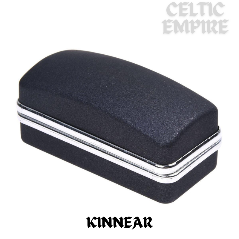 Kinnear Family Clan Crest Scottish Cufflinks; Pewter, Sterling Silver and Karat Gold