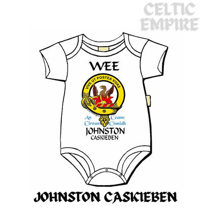 Johnston (Caskieben) Scottish Family Clan Crest Baby Jumper