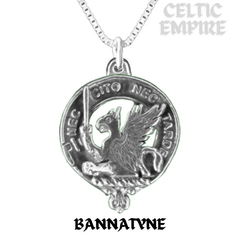 Bannatyne Family Clan Crest Scottish Pendant