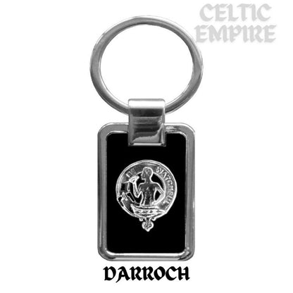 Darroch Family Clan Black Stainless Key Ring