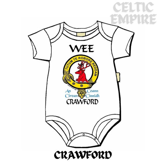 Crawford Scottish Family Clan Crest Baby Jumper