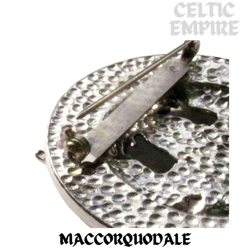 MacCorquodale Family Clan Crest Scottish Cap Badge