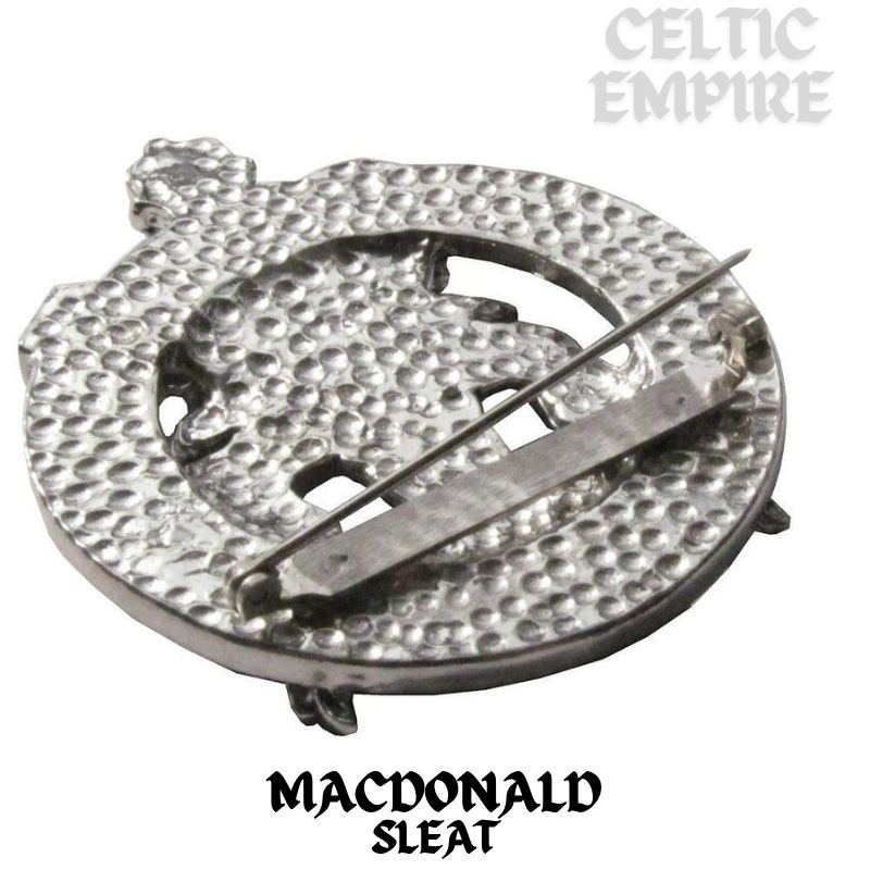 MacDonald Sleat Family Clan Crest Scottish Cap Badge