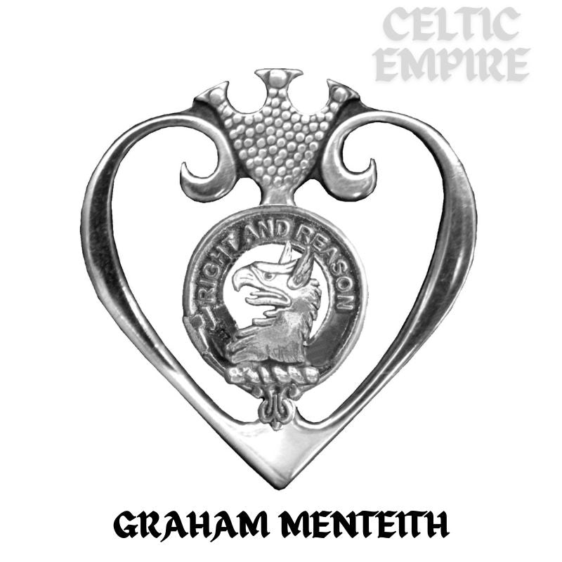Graham Menteith Family Clan Crest Luckenbooth Brooch or Pendant