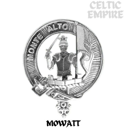 Mowatt Family Clan Crest Scottish Cap Badge