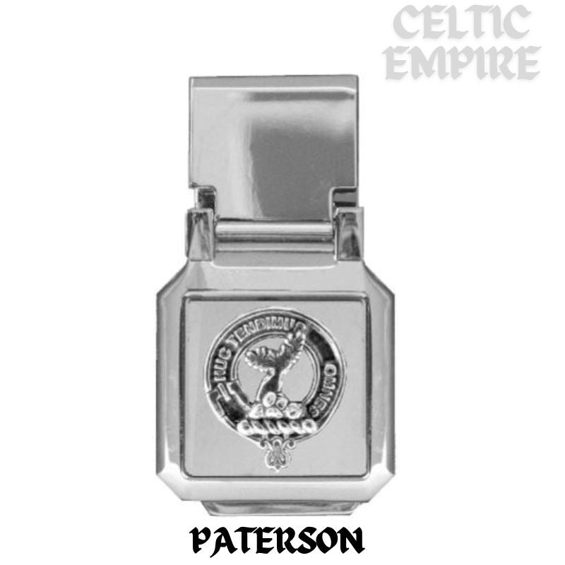 Paterson Scottish Family Clan Crest Money Clip