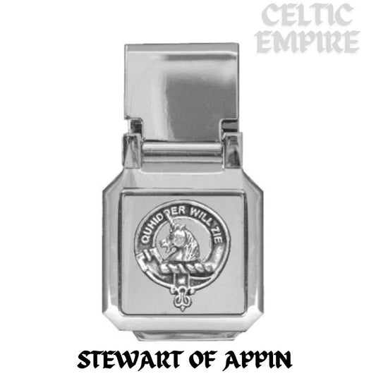 Stewart (Appin) Scottish Family Clan Crest Money Clip