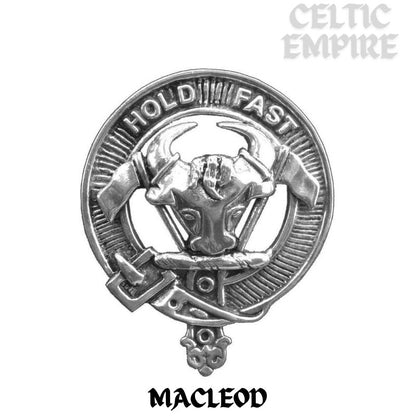 MacLeod Family Clan Crest Kilt Pin, Scottish Pin