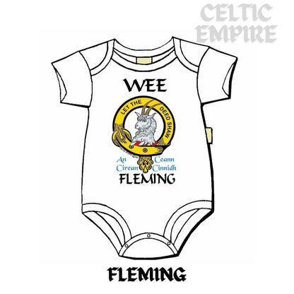 Fleming Scottish Family Clan Crest Baby Jumper